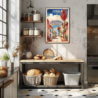 Cosalá Sinaloa Street Scene Travel Poster PosterGoat