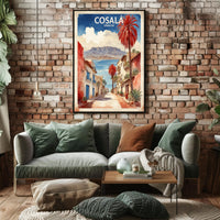 Cosalá Sinaloa Street Scene Travel Poster PosterGoat
