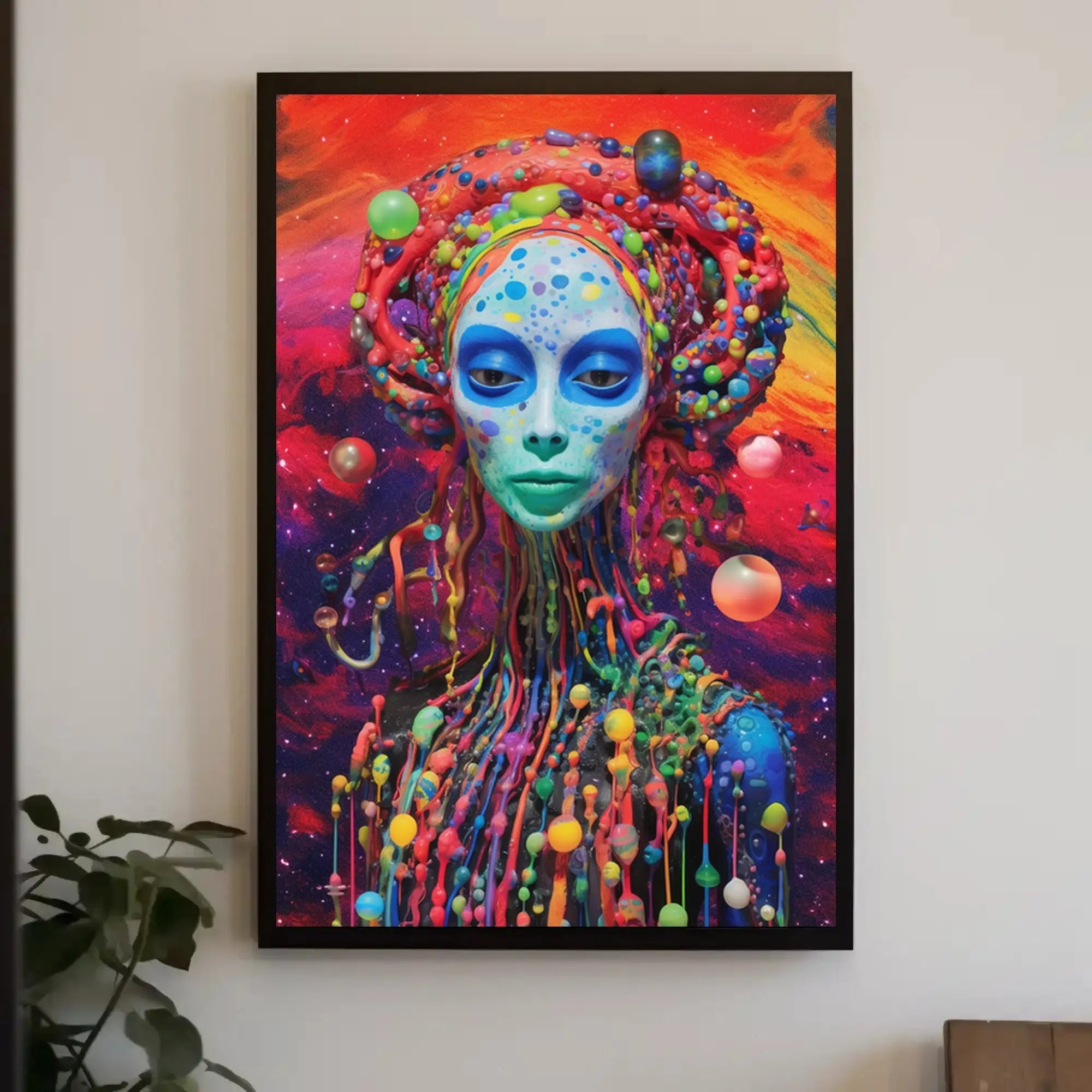 Cosmic Dreamscape: Mystical Abstract Futuristic Sci-Fi Poster PosterGoat