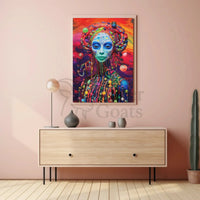 Cosmic Dreamscape: Mystical Abstract Futuristic Sci-Fi Poster PosterGoat