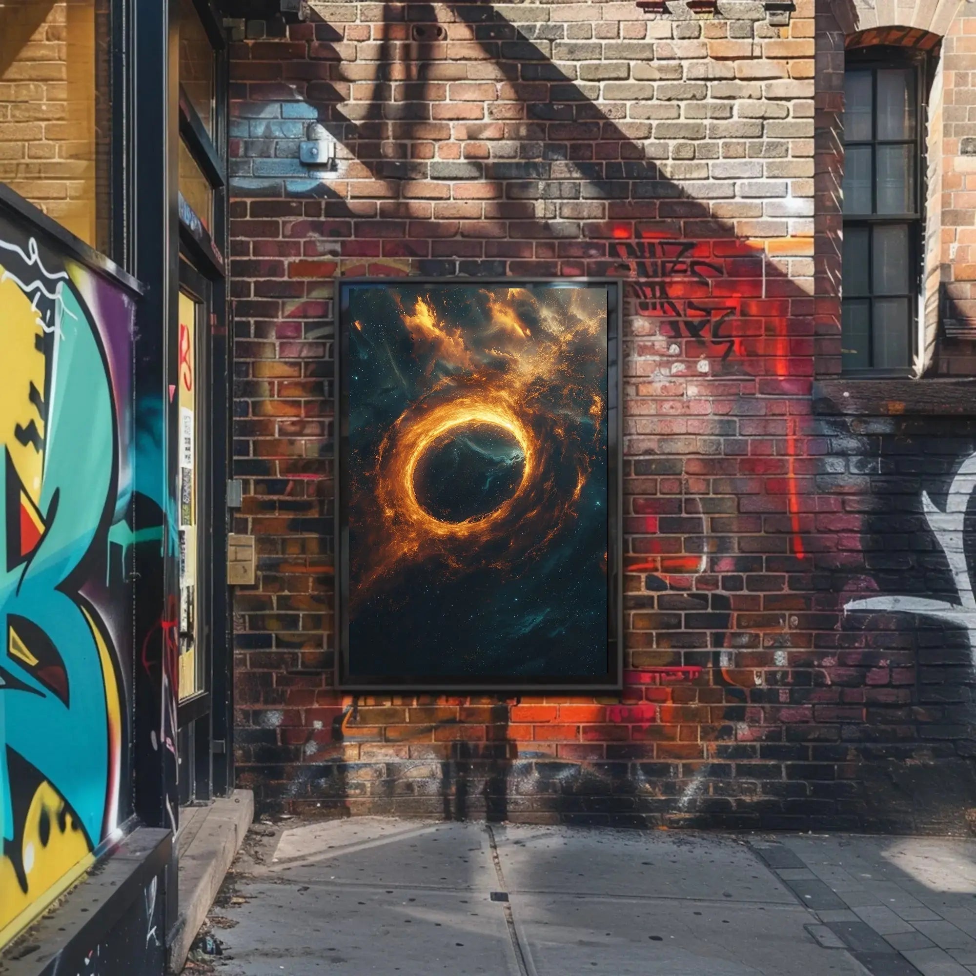 Cosmic Energy Portal: Futuristic Sci-Fi Poster PosterGoat