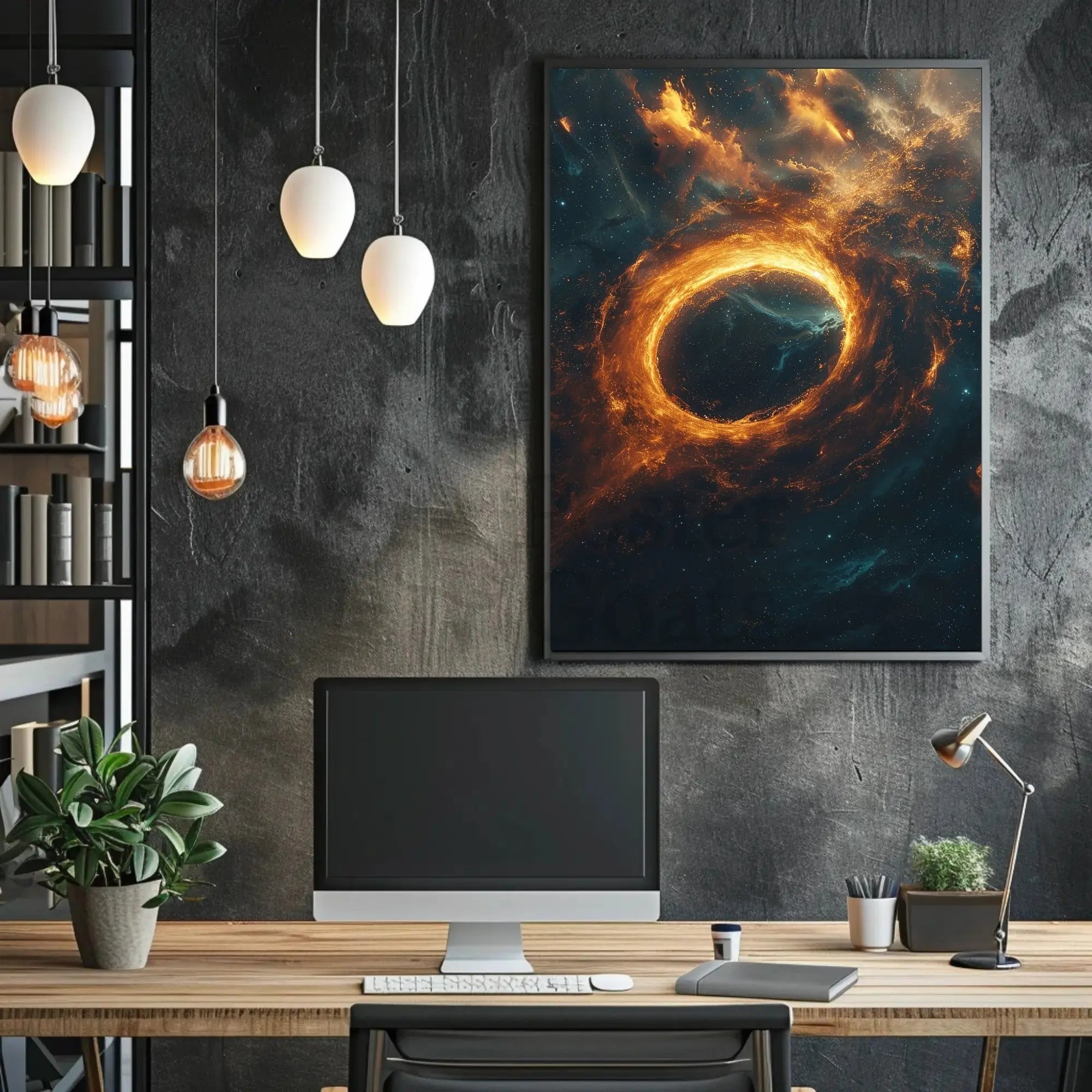 Cosmic Energy Portal: Futuristic Sci-Fi Poster PosterGoat