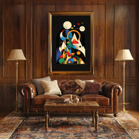 Cosmic Geometric Art: Abstract or Artistic Poster PosterGoat