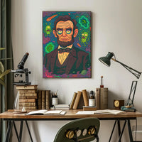 Cosmic Lincoln Poster PosterGoat