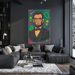 Cosmic Lincoln Poster PosterGoat