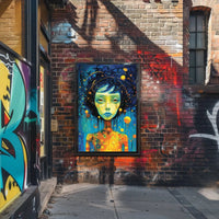 Cosmic Portrait Surreal Beauty Abstract, Artistic, or Pop Culture Poster PosterGoat