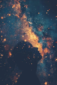 Cosmic Reflection Dreamlike Universe Artistic Pop Culture Poster PosterGoat