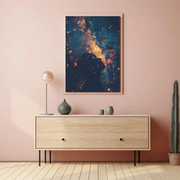 Cosmic Reflection Dreamlike Universe Artistic Pop Culture Poster PosterGoat