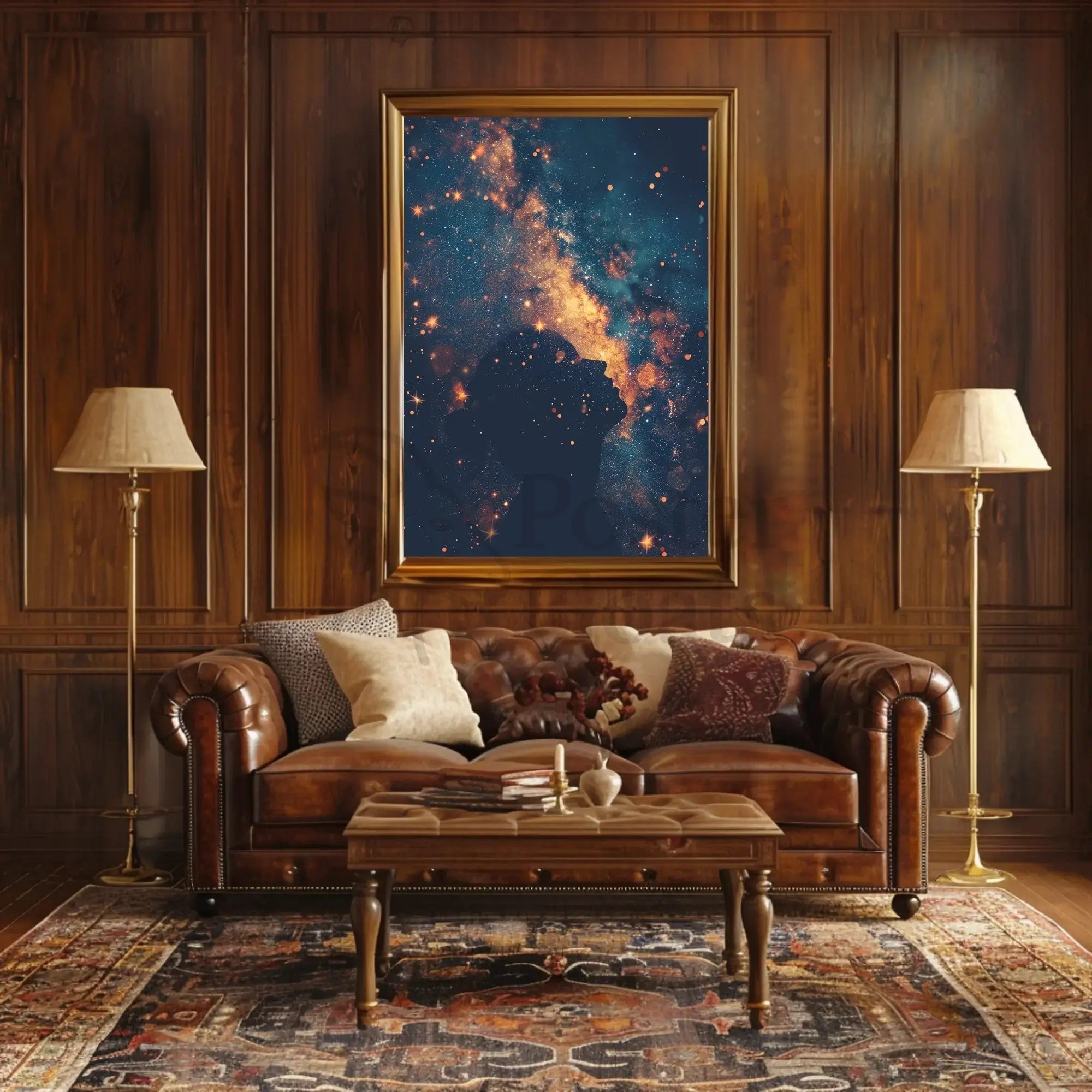 Cosmic Reflection Dreamlike Universe Artistic Pop Culture Poster PosterGoat