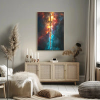 Cosmic Sword Adventure Futuristic Sci-Fi Poster PosterGoat