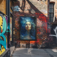 Cosmic Woman Celestial Dreamscape Artistic Poster PosterGoat
