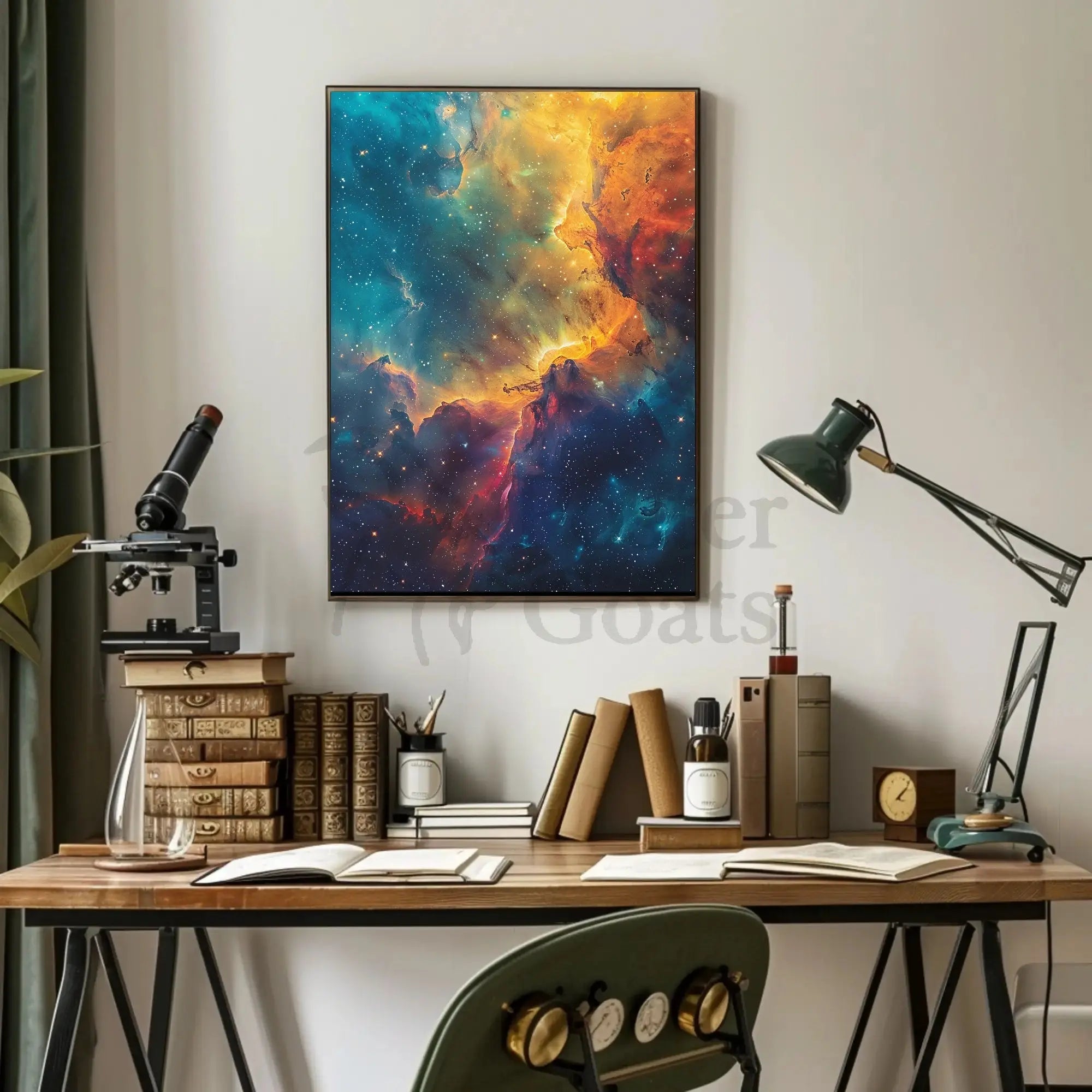 Cosmic Wonder Digital Print: Abstract, Artistic, or Pop Culture Poster PosterGoat