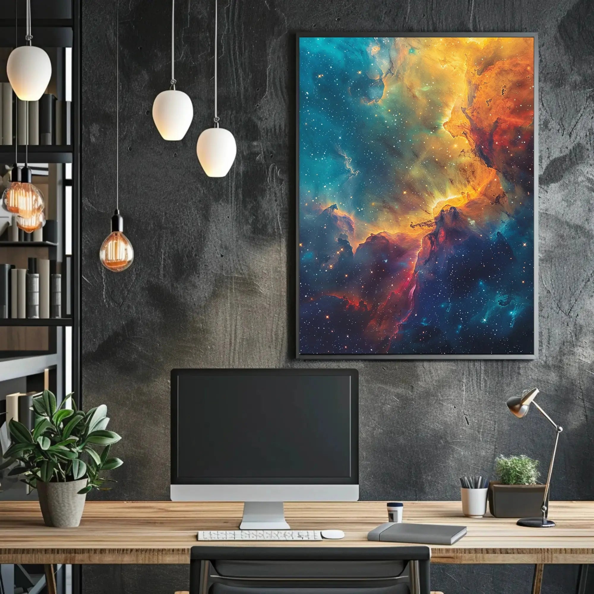 Cosmic Wonder Digital Print: Abstract, Artistic, or Pop Culture Poster PosterGoat