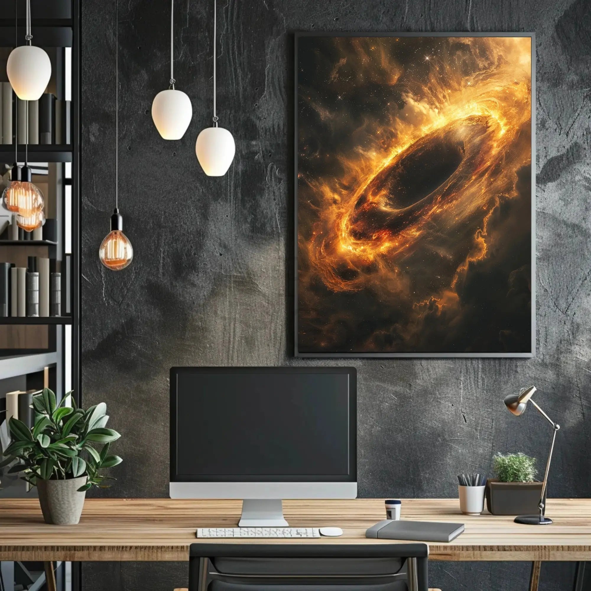 Cosmic Wonders Galaxy Art: Futuristic Sci-Fi Poster PosterGoat