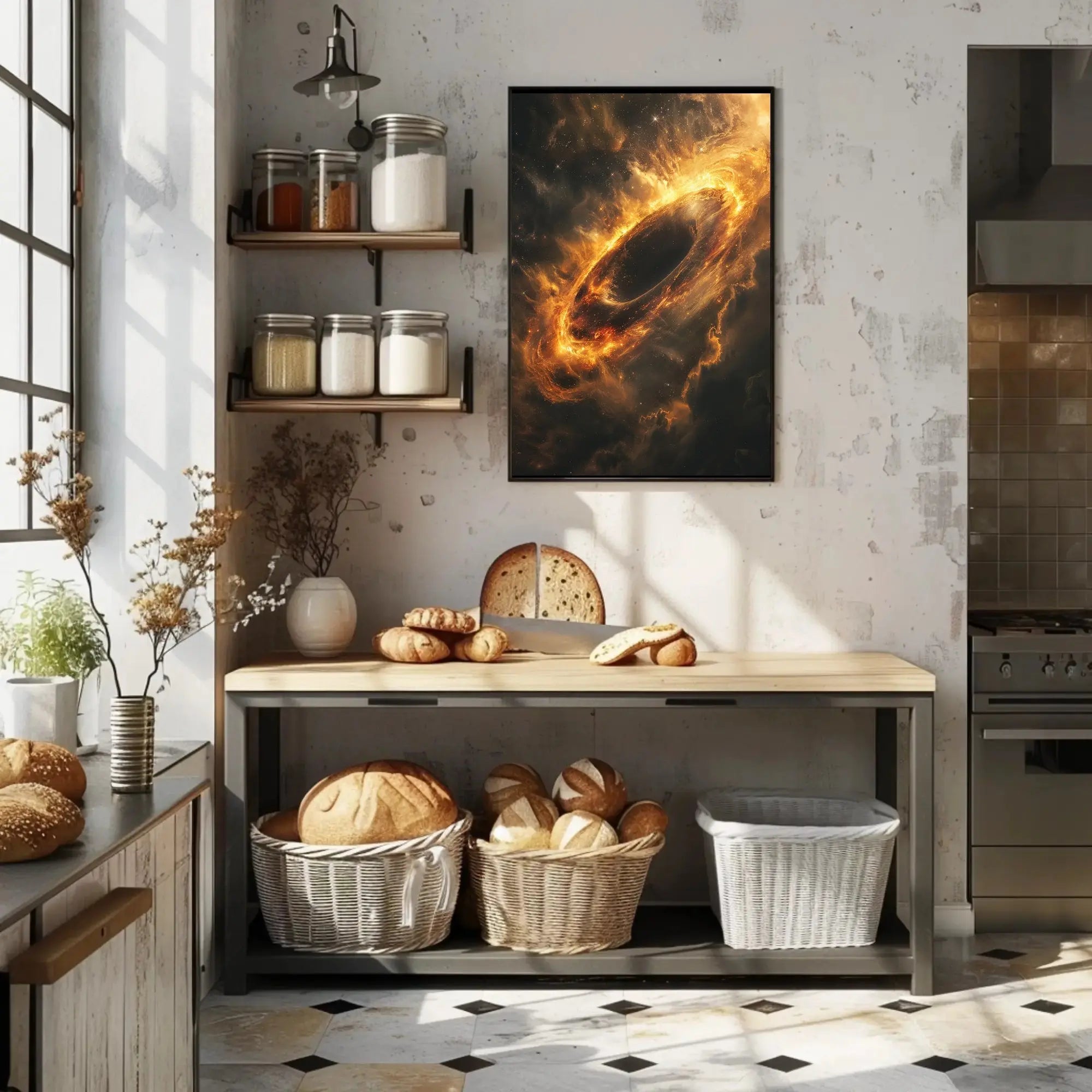 Cosmic Wonders Galaxy Art: Futuristic Sci-Fi Poster PosterGoat