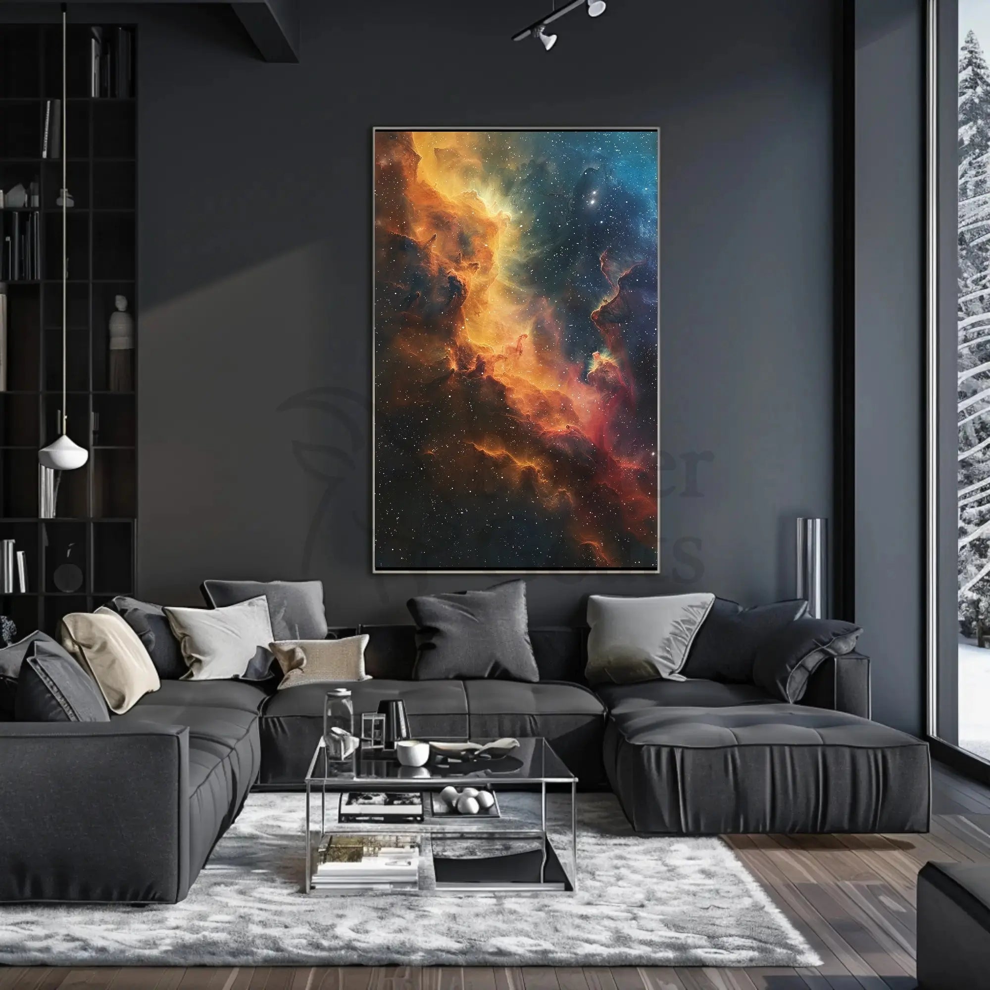 Cosmic Wonders: Awe-Inspiring Futuristic Sci-Fi Poster PosterGoat