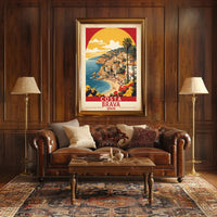 Costa Brava Spain Vintage Travel Poster PosterGoat