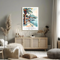 Costa Rica Coastal Escape Travel Poster PosterGoat
