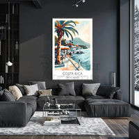 Costa Rica Coastal Escape Travel Poster PosterGoat