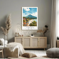 Costa Rica Tropical Beach Scenic View Travel Poster PosterGoat