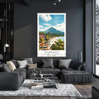 Costa Rica Tropical Beach Scenic View Travel Poster PosterGoat