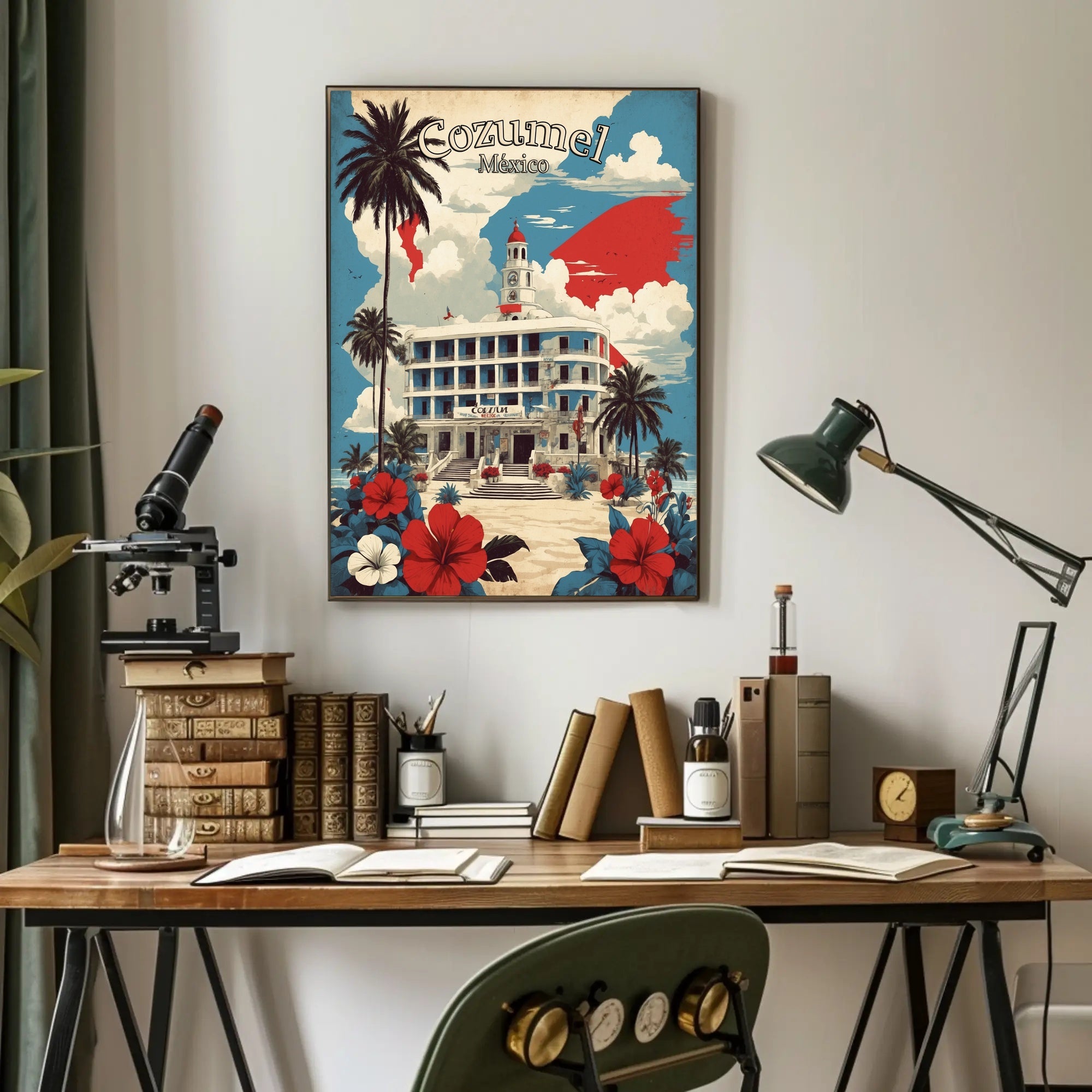 Cozumel Charm: Vintage Travel Poster PosterGoat