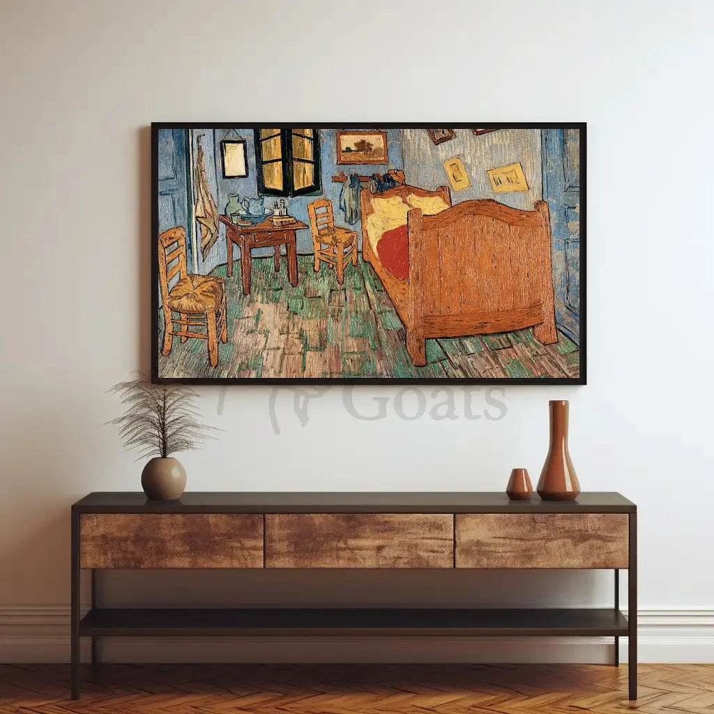 Cozy Post-Impressionism Rustic Bedroom Artistic Poster PosterGoat