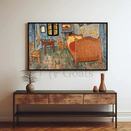 Cozy Post-Impressionism Rustic Bedroom Artistic Poster PosterGoat