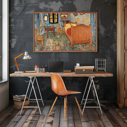 Cozy Post-Impressionism Rustic Bedroom Artistic Poster PosterGoat