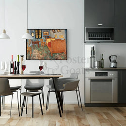Cozy Post-Impressionism Rustic Bedroom Artistic Poster PosterGoat