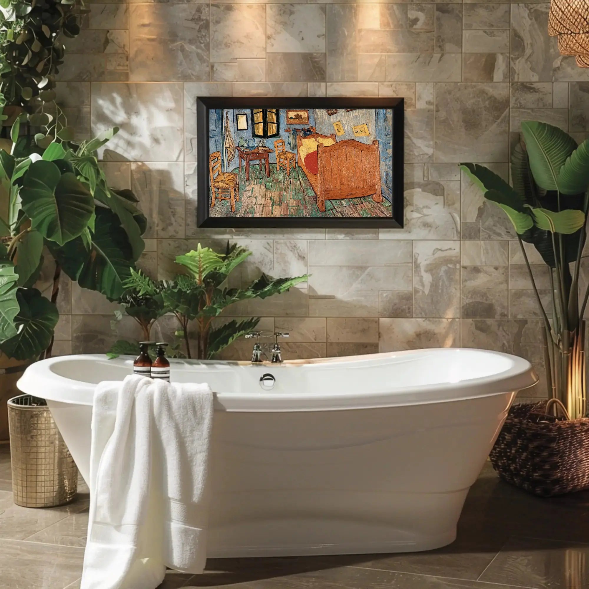 Cozy Post-Impressionism Rustic Bedroom Artistic Poster PosterGoat