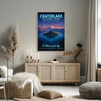 Crater Lake National Park Poster Nature's Blue Gem PosterGoat