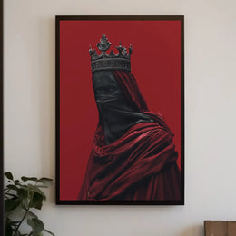Crimson Royalty Fantasy Gothic Art Poster PosterGoat