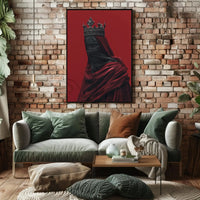 Crimson Royalty Fantasy Gothic Art Poster PosterGoat