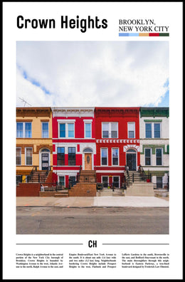 Crown Heights Urban Charm Poster: Cultural or Heritage Poster PosterGoat