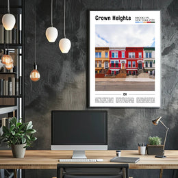Crown Heights Urban Charm Poster: Cultural or Heritage Poster PosterGoat