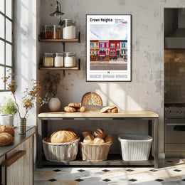 Crown Heights Urban Charm Poster: Cultural or Heritage Poster PosterGoat