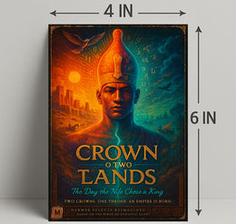 Crown of Two Lands Wall Art Print PosterGoat