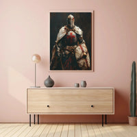 Crusader Knight in Battle Drama Historical or Presidential Poster PosterGoat