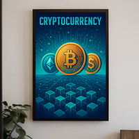 Cryptocurrency Innovation Digital Art Futuristic Sci-Fi Poster PosterGoat
