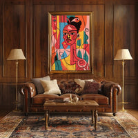 Cubist Inspired Abstract Art for Modern Enthusiasts Poster PosterGoat