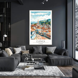Cuenca Ecuador Scenic View Travel Poster PosterGoat