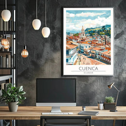 Cuenca Ecuador Scenic View Travel Poster PosterGoat