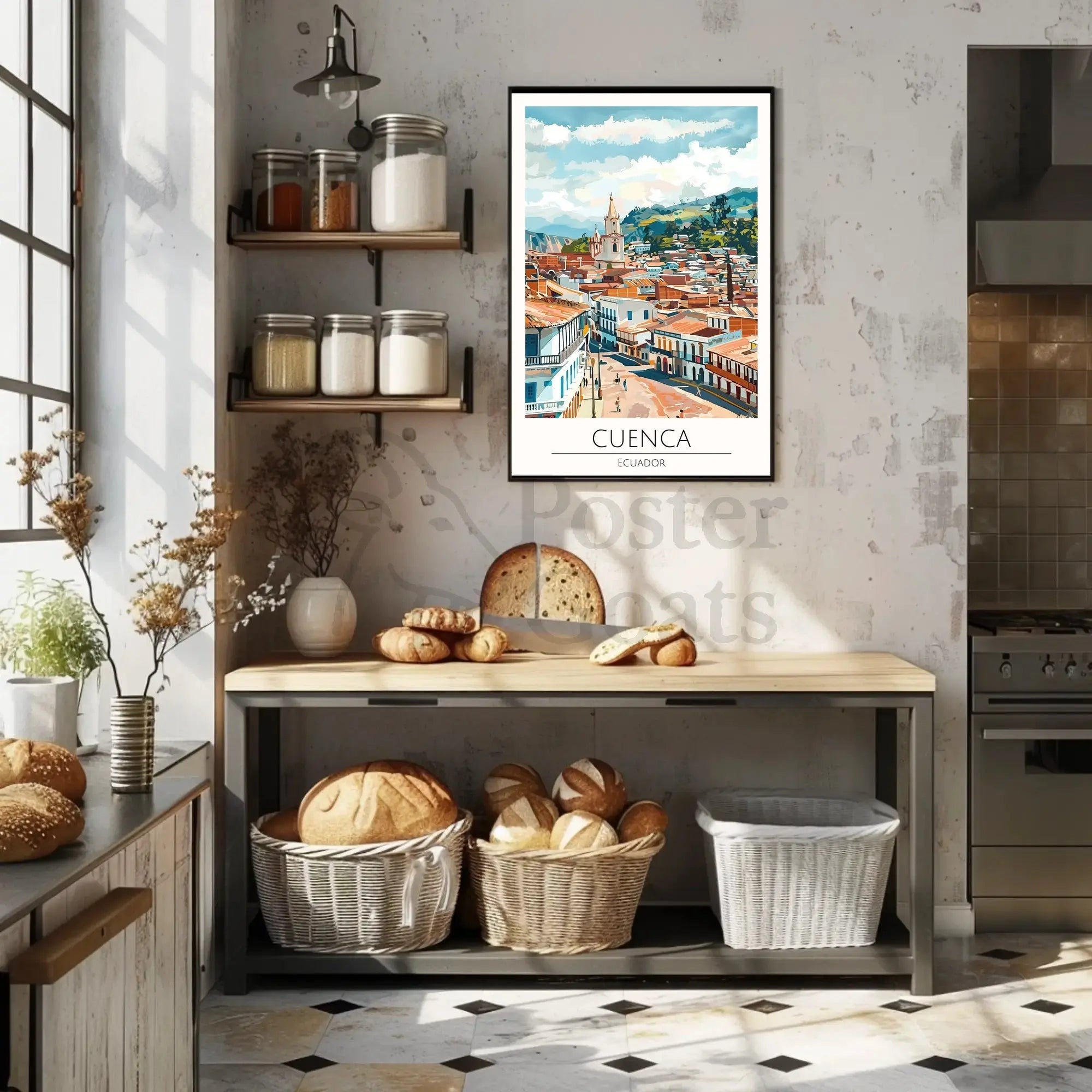 Cuenca Ecuador Scenic View Travel Poster PosterGoat