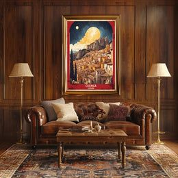 Cuenca's Dreamscape: Vintage Travel Poster PosterGoat