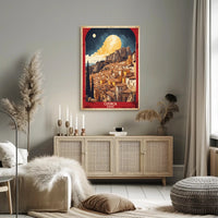 Cuenca's Dreamscape: Vintage Travel Poster PosterGoat