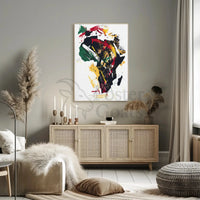 Cultural Elegance: Minimalist Art Profile Poster PosterGoat