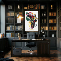 Cultural Elegance: Minimalist Art Profile Poster PosterGoat