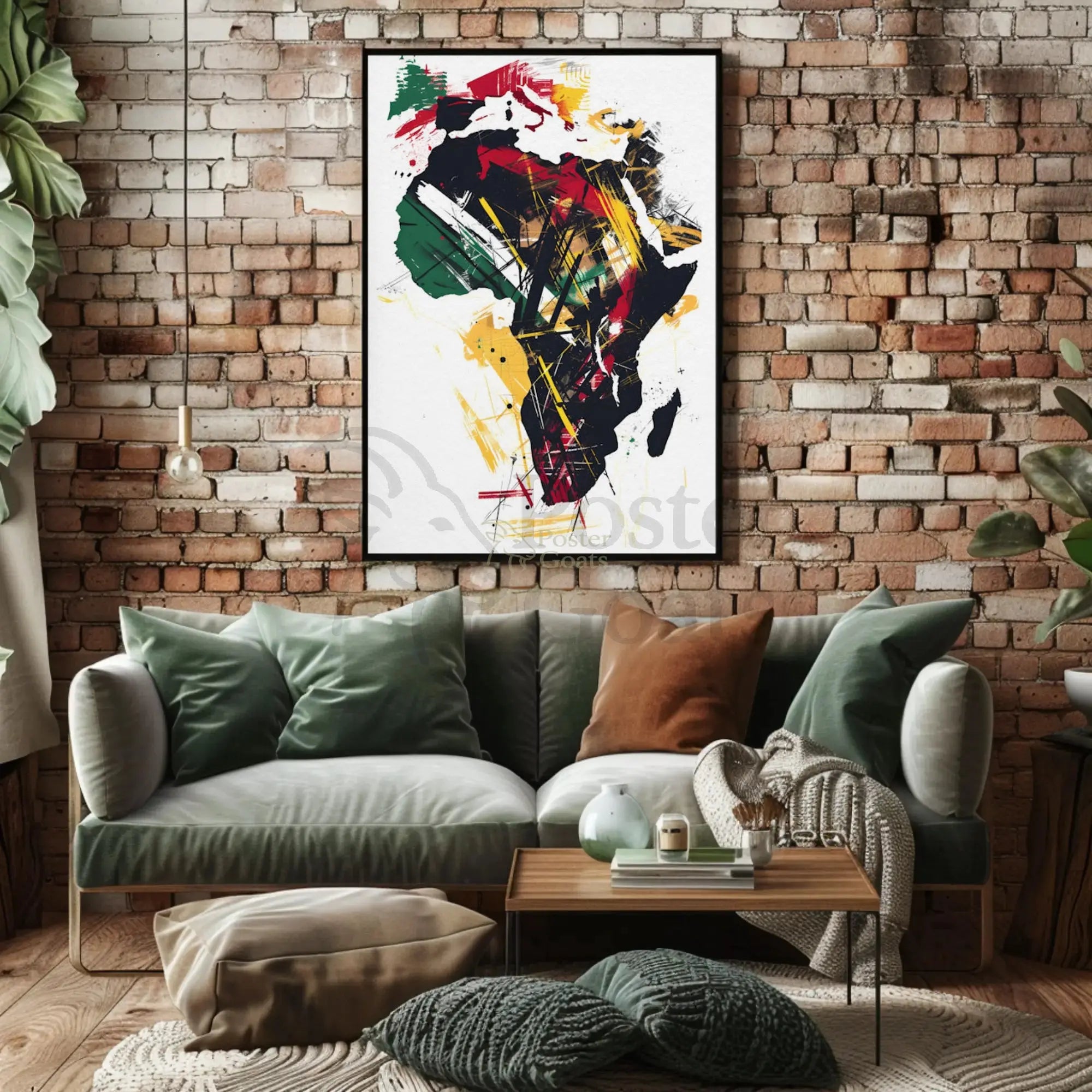 Cultural Elegance: Minimalist Art Profile Poster PosterGoat