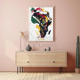 Cultural Elegance: Minimalist Art Profile Poster PosterGoat